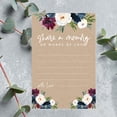 thumbnail image 3 of Koyal Wholesale Share a Memory Cards, Kraft Brown Fall Florals Cards for Wedding, Life Memories, 4" x 6", 52-Pk, 3 of 5