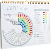 Lamare Habit Tracker Calendar - Inspirational Habit Tracking Journal with Spiral Binding - Beautiful Habit Tracker and Goal Planner - Motivational Weekly Action Pad for Atomic Habits & Accountability