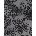 thumbnail image 2 of Zelouf Janelle Embroidery Sequins On Organza  , Sewing, DIY, Crafts Fabric by the Yard, Black, 1 Yard, 2 of 2