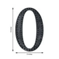 thumbnail image 3 of Efavormart 8" Letter O Black Self-Adhesive Rhinestone Number Stickers for DIY Crafts, Handicraft Art, Graduation Cap Decorations Birthday Party, Wedding Alpha-Numeric stickers, 3 of 10