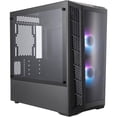 thumbnail image 2 of Cooler Master MCB-B320L-KGNN-S02 MasterBox MB320L ARGB Mini-Tower Computer Case - Plastic, Mesh, Tempered Glass - Black, 2 of 3
