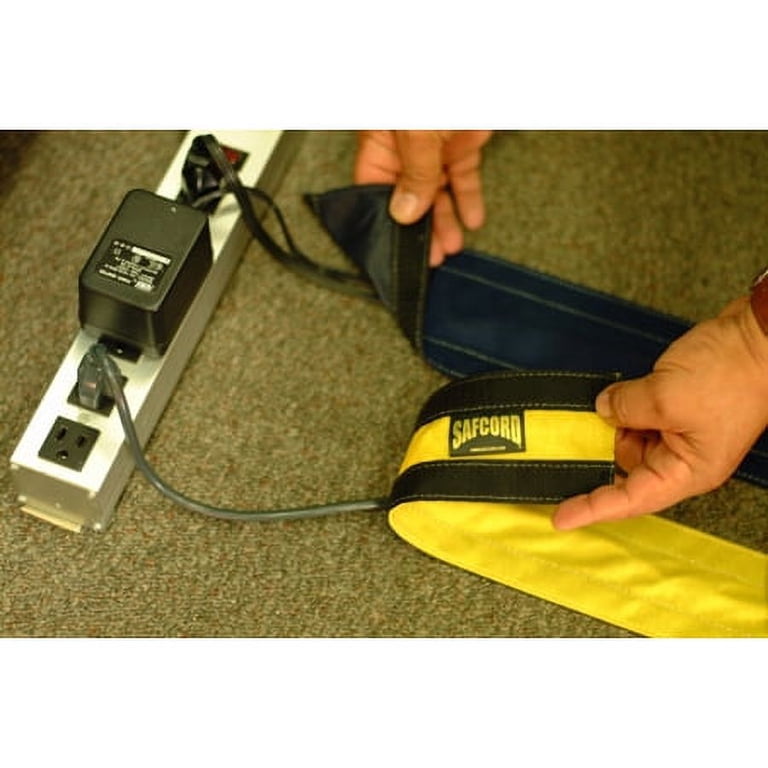 4" SafCord Carpet Cord Cover - 30FT Yellow, For Berber & Loop Style Carpets Only