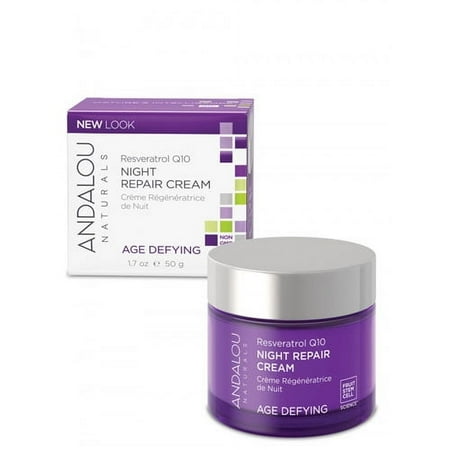 Andalou Naturals Fruit Stem Cell Night Repair Cream - 1.7 Oz, 3 Pack