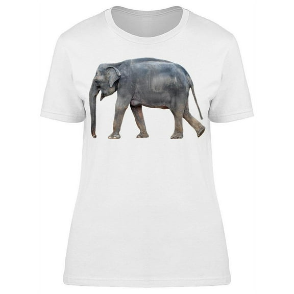 Huge, Walking Elephant T-Shirt Women -Image by Shutterstock, Female Medium