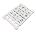 thumbnail image 3 of Expandable Closet Tension Shelf Cabinet Organizer Shoe Cabinet Divider Wardrobe Flower Partition Separation Storage Rack White Retractable Garden Flower 24Cm Shoe, 3 of 8