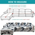 thumbnail image 6 of Eurhowing L Shape Sofa Slipcover for Sectional Couch, 3+3 Seater Stretchable Couch Covers with Non-Slip Elastic Bottom, Washable Furniture Protector for Home Decor, 6 of 10