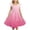 Hot Pink, variant on Teen Girls Summer Dresses Smocked Sleeveless with Pockets Size 6-15 Years Green for Size 13-14 Years
