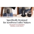 thumbnail image 2 of AeroPress Coffee Carafe, Shatterproof Plastic, 20 oz, Compatible with AeroPress Coffee Makers, Clear, 1 Count, 2 of 7