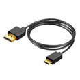 thumbnail image 2 of Cable Compatible con HDMI a HDMI Cable Compatible con HDMI Cable adaptador - Ultra suave y fino para proyector de ordenador portátil HDTV, 2 of 8