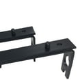 thumbnail image 3 of Soportes de Pared de Poste de Barra s de 2 Unidades Negro Sunnimix Soporte de barra de cortina, 3 of 4