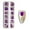 E, variant on Shiny Charm Gem Jewelry Nail Stickers Assorted Sizes Styles For Beauty And Halloween Nail Decoration