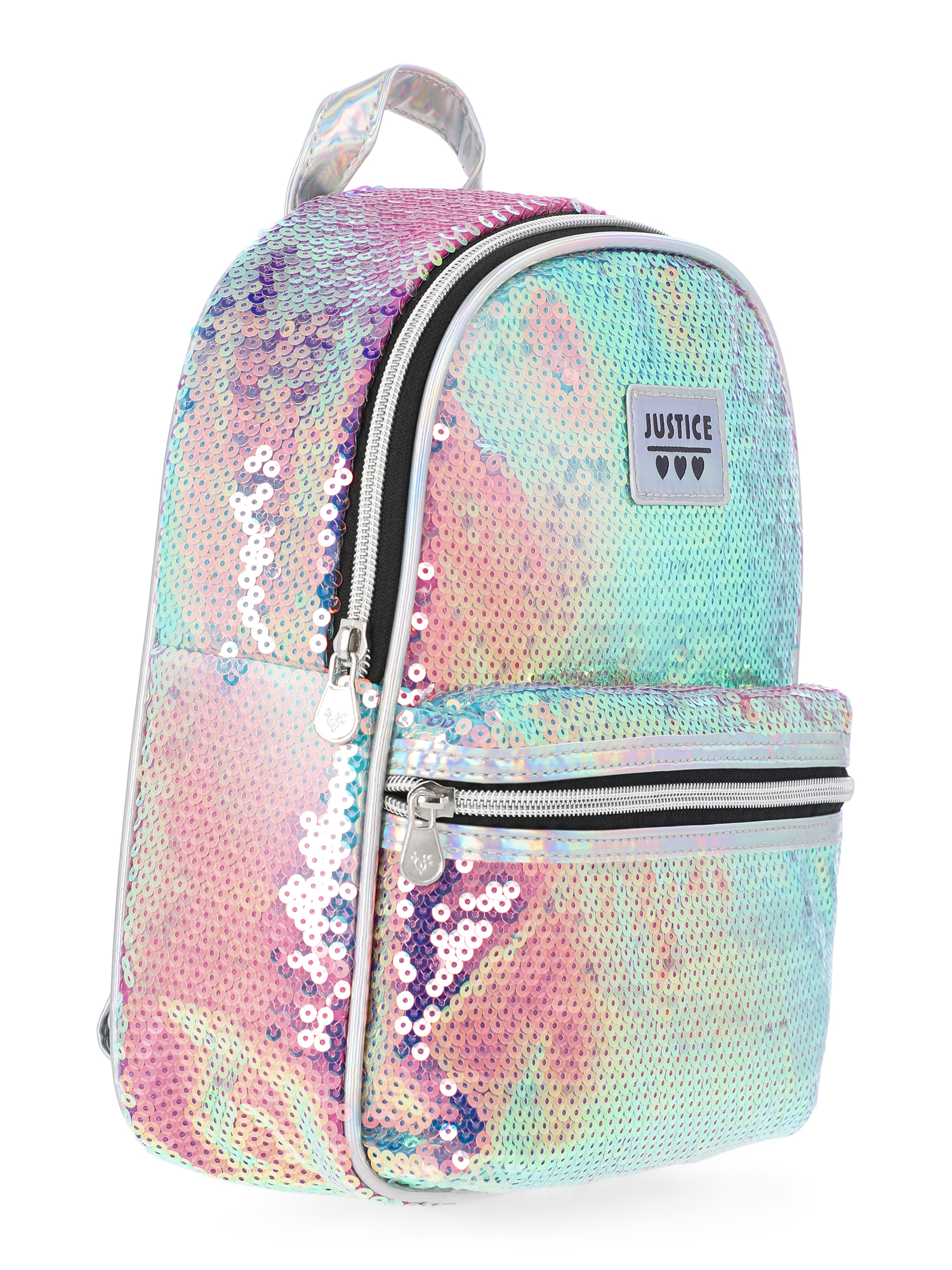 Justice Girls Pocket Mini Backpack, Multi