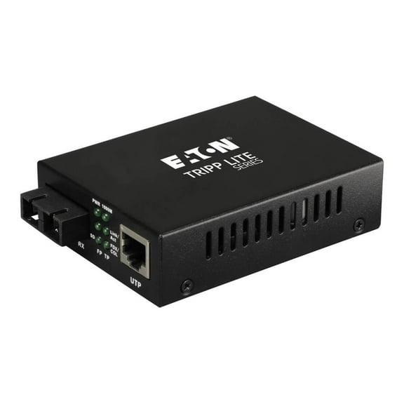 Tripp Lite Fiber Optic - 10/100/1000 to 1000BaseLX SC Gigabit Multimode Media Converter, 2km, 1310nm (N785-001-SC)
