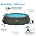 thumbnail image 4 of Funsicle QuickSet 18' x 48" Round Inflatable Top Ring Above Ground Swimming Pool Set, 4 of 9
