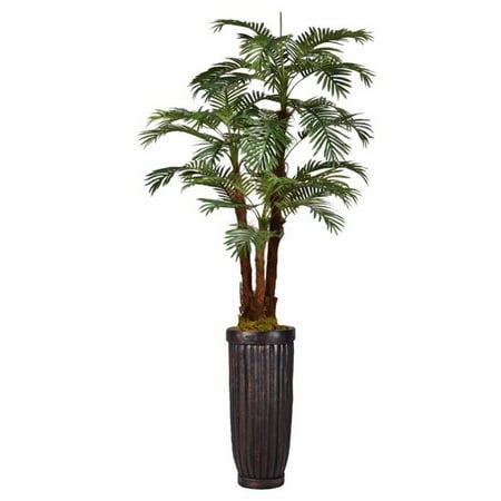 87 Tall Palm Tree Artificial Decorative Indoor Outdoor Faux With