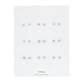 thumbnail image 5 of Time and Tru Adult Women's 9 Pair Silver Tone Crystal Stud Metal Earrings Set, 5 of 5