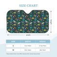 thumbnail image 2 of Kdxio Christmas Dinosaur colorful Print Windshield Sun Shade, Foldable Sun Blocker for Car,Truck,SUV Automotive Interior Sun Protection,Reflective Shade for Front Windshield(Small), 2 of 6