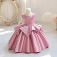 thumbnail image 4 of Coerni Girls Sleeveless Wedding Party Dress Ruffle Layered Princess Dresses with Applique Pageant Formal Evening Gown, 4 of 6