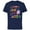 Navy, variant on Disney and Pixar’s Inside Out 2 Emotions One of a Kind- Short Sleeve Cotton T-Shirt for Adults - Customized-Black