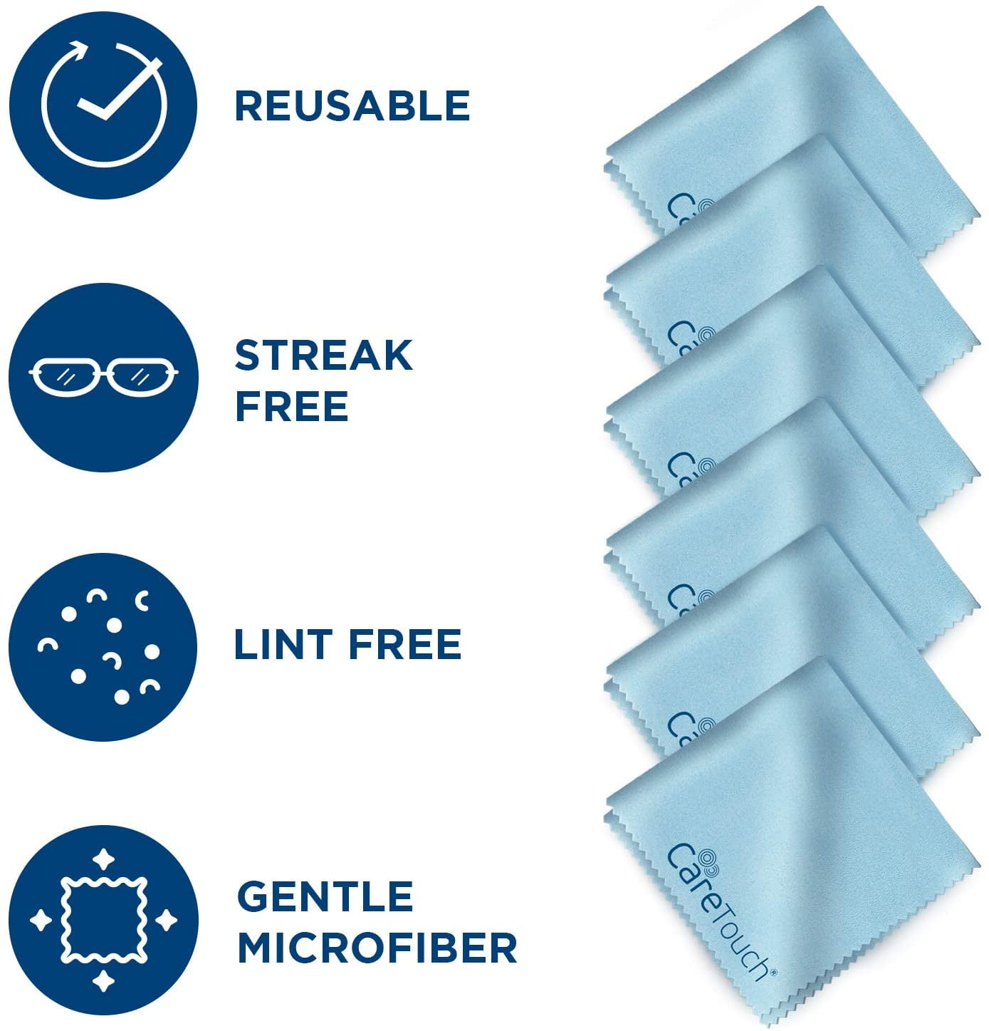 Lens Wipes with Microfiber Cloths - 400 Lens Cleaning Wipes and 10  Microfiber Cloths - Excellent for Eyeglasses and Camera Lenses