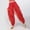U-848 Red, variant on Children's Solid Color Sequin Pants Medium To Large Children's Elastic Waist Ankle d Dance Pants