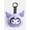 BLACK, variant on Hello Kitty Girls' Plush Bag Charm, White