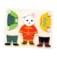 thumbnail image 3 of Juego de Rompecabezas de Madera CUTICAT para Vestir Conejo Montessori, 3 of 8