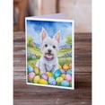 thumbnail image 2 of Westie Easter Egg Hunt Greeting Cards Pack of 8 7 in x 5 in, 2 of 3
