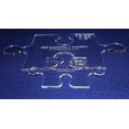 thumbnail image 2 of 2 Piece Small & Large Puzzle Template Set - Clear 1/4", 2 of 3