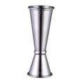 thumbnail image 1 of Jigger de cóctel doble con taza medidora de acero inoxidable para medir fácilmente, 1 of 8
