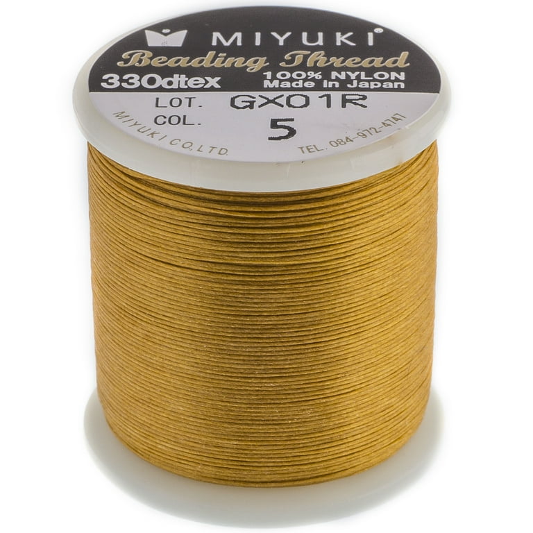 Supplies - Nylon Beading Thread - Size B - 54.6 Yards - Mint -  Miyuki-Tamara Scott Designs