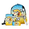 thumbnail image 4 of Shovelware Brain Game Roblox bolso escolar estampado de tres piezas, mochila para estudiantes, bolso de hombro, estuche para lápices, cremallera, hombros, regalo, nuevo, 4 of 4