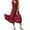 Red-3, variant on Women Plaid Christmas Maxi Dress Casual Square Neck Sleeveless Flowy Dress Checkered Backless Ruffle Long Dresses