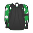thumbnail image 4 of Disketp Green And White Polka Dot Mochila Escolar de Gran Capacidad y Peso Ligero, Mochila de Viaje Ideal para Escuela, Trabajo y Uso Diario, Cómoda y con Estilo, 4 of 8