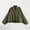 Green, variant on Women's Casual Solid Color Loose-Fit Bomber Jacket, Oversized Batwing Long Sleeve Cropped Outerwear, Lightweight Minimalist Collared Streetwear Coat for Fall Winter, 7 Colors, Plus Sizes XL-XXL