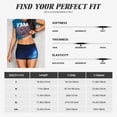 thumbnail image 3 of KLL Futuristic Book Knowledge Pattern Workout Shorts for Women Scrunch Short Gym Yoga Running Sport Active Exercise Fitness Shorts, 3 of 5