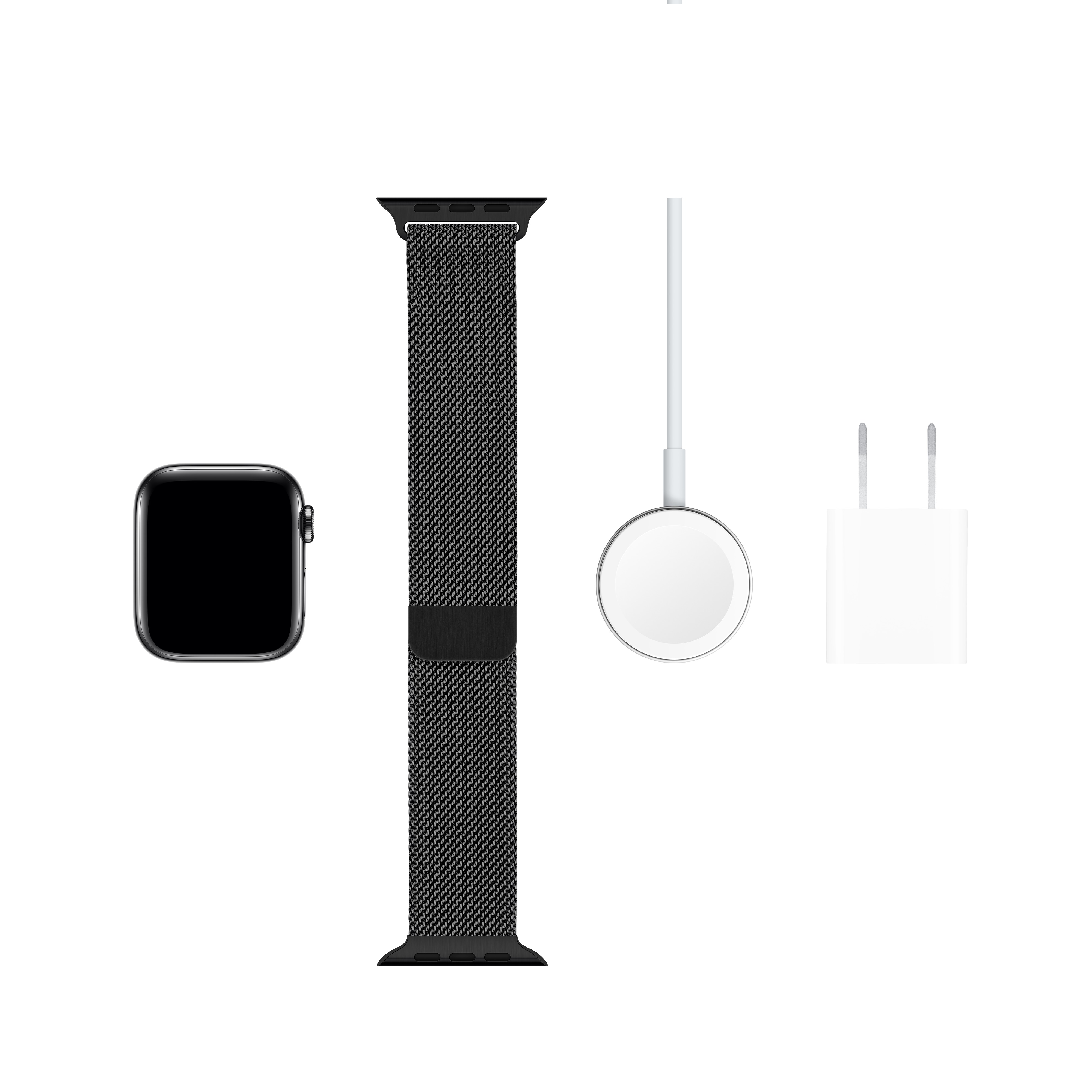 Apple Watch Series 5 GPS + Cellular, 40mm Space Black Stainless 