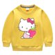 thumbnail image 3 of Hello kitty Otoño Invierno felpa engrosamiento niñas lindas estampado de dibujos animados estilo niños jersey de manga larga niños abrigo Casual Top, 3 of 5