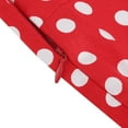 thumbnail image 6 of YYDGH Women 50s 60s Vintage Dress Sleeveless Lapel Cocktail A Line Swing Dress 1950s Polka Dot Audrey Rockabilly Prom Party Dresses Red XL, 6 of 6
