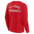 thumbnail image 3 of Unisex Fanatics Red St. Louis Cardinals Super Soft Pullover Crew Sweatshirt, 3 of 3