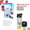 thumbnail image 3 of Tarro de batidora Blendtec FourSide de 950 ml, color azul comercial, 3 of 6