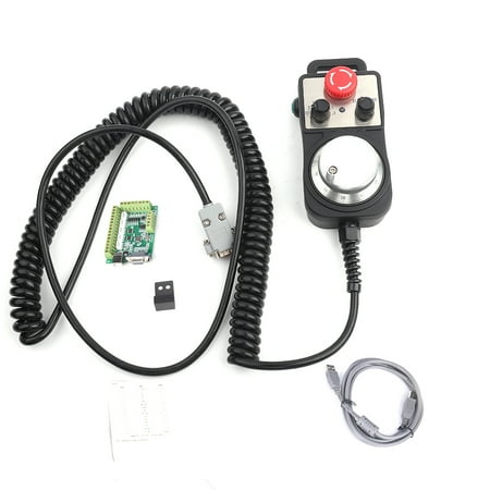 

Controller Green 5 Axle USB Interface Board CNC Motion Control Card With Handwheel