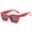 Red grey, variant on Vintage Sunglasses for Women and Men Retro Sun Glasses with Resin Lenses Plastic Frame Driving and Travel Eye