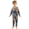 thumbnail image 3 of BZSMCE Unisex Pajama Set Snug-Fit Cotton Sleepwear Charming Red Panda Printed, 3 of 7