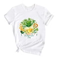 thumbnail image 1 of Playeras Gibobby para Niñas Día de San Patricio Camisetas de manga corta con cuello redondo 8-9 Años, 1 of 5