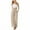 a-Beige8924, variant on VNKIDY Girls Pants Kids Linen Wide Leg Pants Solid Color High Elastic Waisted Loose Fit Trousers For Fashionable Casual Daily Outdoor Wear Fashionable Pants