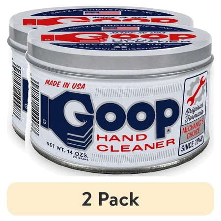 (2 pack) Classic Goop Heavy Duty Waterless Hand Degreaser, Mechanics Choice - 14oz