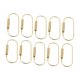 thumbnail image 2 of Llaves de bloqueo de tornillo de 10 piezas Charmones de la bolsa de la llave del servicio pesado para llaves colgantes decoraciones del automóvil clip Estilo C, 2 of 9