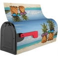 thumbnail image 2 of Attractive Pineapples Summer Beach Mailbox Cover Magnetic Waterproof Mailbox Wraps Post Letter Box Decor 25.5x21 in, 2 of 6
