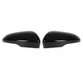 thumbnail image 4 of 2 Pcs Car Rear View Mirror Cover Exterior Wing Mirror Protective Cap Replacement for Ford Fusion Glossy Black, 4 of 5